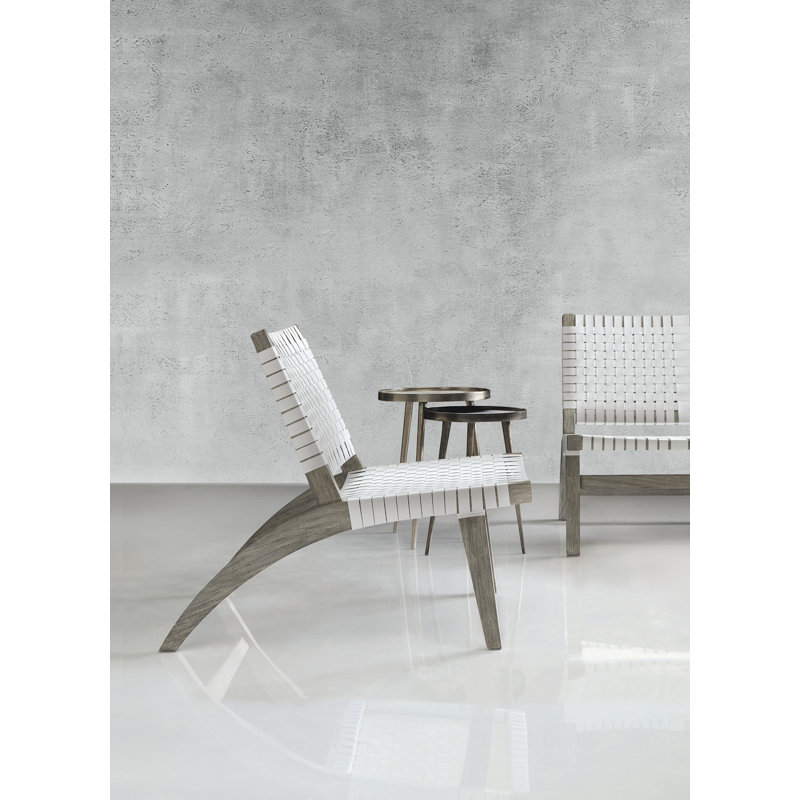 Transitional 15.81" Round Gold Metal Accent Table