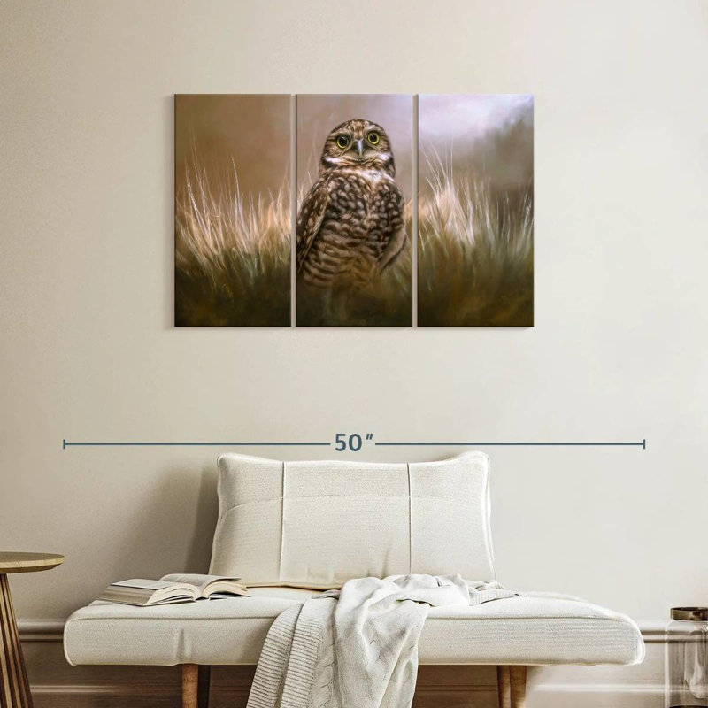 Brampt Owl Be Seeing You, 24" H x 38" W