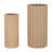 Modern Vases Set - Stoneware Woven Synthetic Wicker Ceramic Decorative Accent Vessels - Set of 2-86748919
