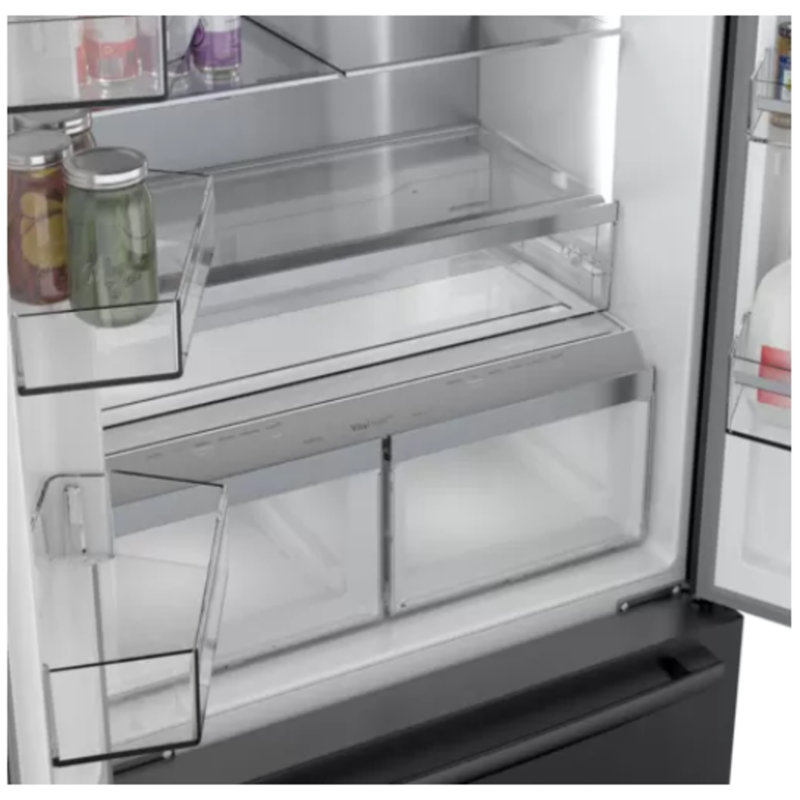 800 Series Bosch 36" Counter Depth 20.8 cu. ft. Smart ENERGY STAR French Door Refrigerator with Flex Bar