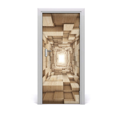 Abstract Wall Door Decal