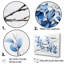 «Blue and Gray Leaves II», ensemble de reproductions d'art mural-107747866-107747864