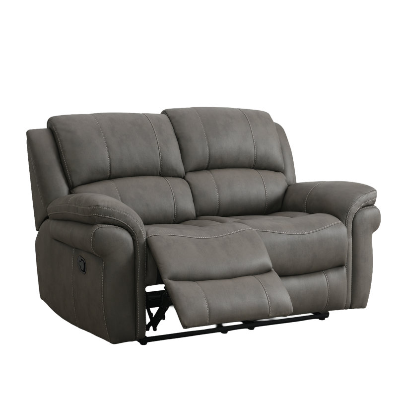 Bettymae 2 Seater Reclining Loveseat, Grey