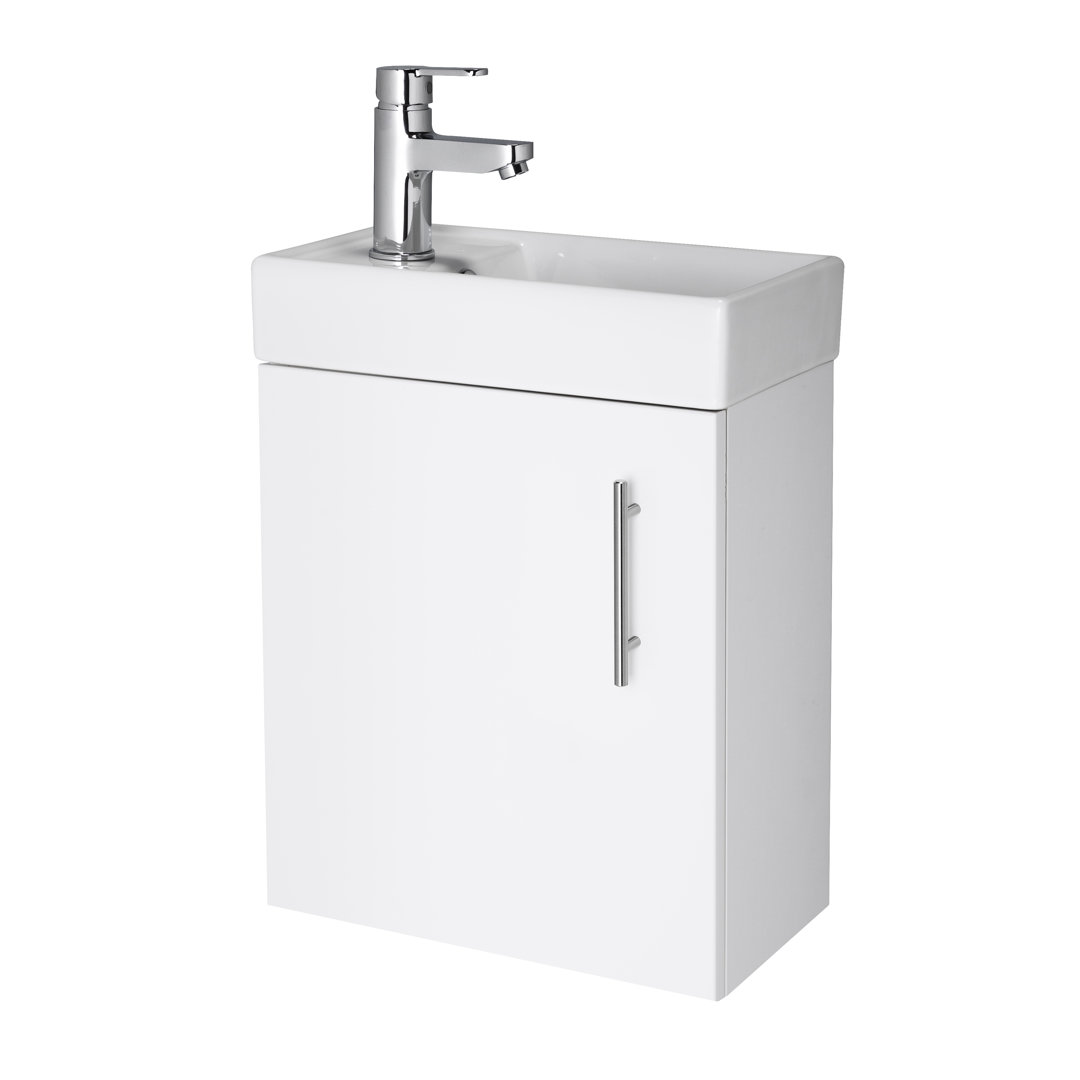Vault 400mm Single Bathroom Vanity with Integrated Vitreous China Basin