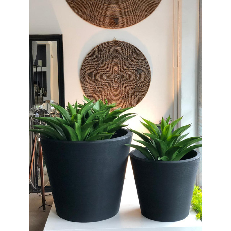 Cattier Plastic Pot Planter, 20" H x 23" W x 23" D