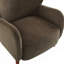 Fauteuil club à oreilles rembourré