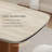 63-94.5" Modern Extendable Retangular Dining Table For 4-10, Sintered Stone Table Top, With Brown Wood Double Base-472097219