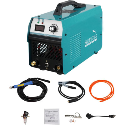 Plasma Cutter, 50Amp Air Cutting Machine With Plasma Torch, Dual Voltage 110/120V, Ac Igbt Inverter Metal Cutting Equipment 1/2" Clean Cut For Stainless Steel And Aluminum