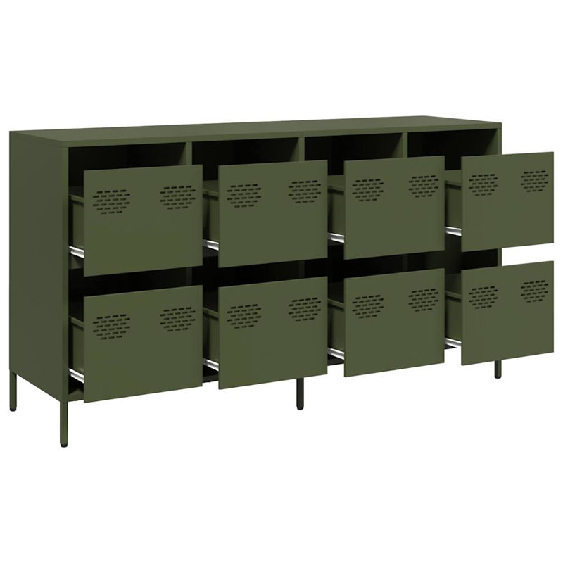 135cm Sideboard, Olive Green