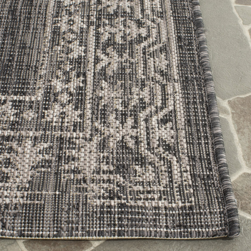 Anjellica Performance Geometric Rug, Rectangle 5'3" x 7'7"