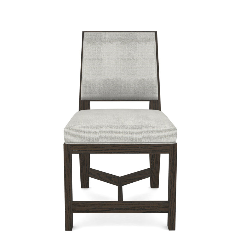 Thom Filicia Home Upholstered Back Side Chair, Havana, Callaloo Cotton