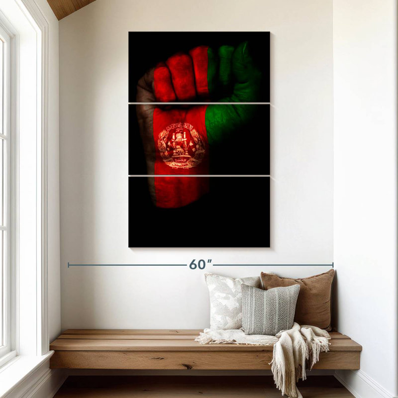 Borges Afghanistan Flag On Fist