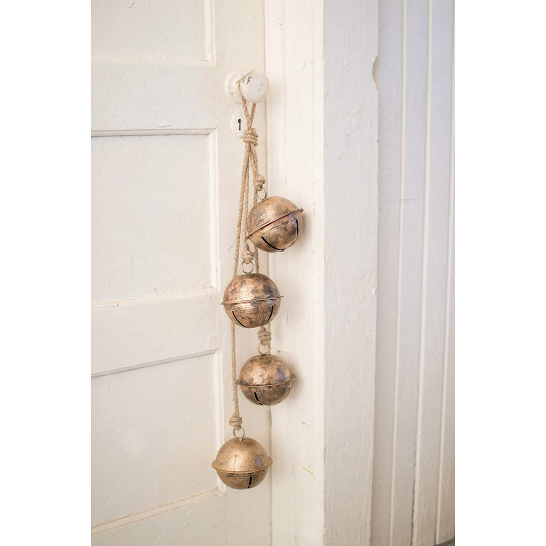 Brass Hanging Bell August Grove®
