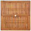 Moraga 4 - Person Acacia Wood Patio Dining Set with Square Table