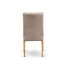 L'ensemble de table de cuisine 5 pièces comprend une table de salle à manger ronde avec Dropleaf et 4 chaises de salle à manger Parson en tissu kaki foncé, chêne-1228721666-1228721669-1287740567