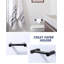 Ensemble de quincaillerie de salle de bain en aluminium noir mat 5 pièces ARCORA