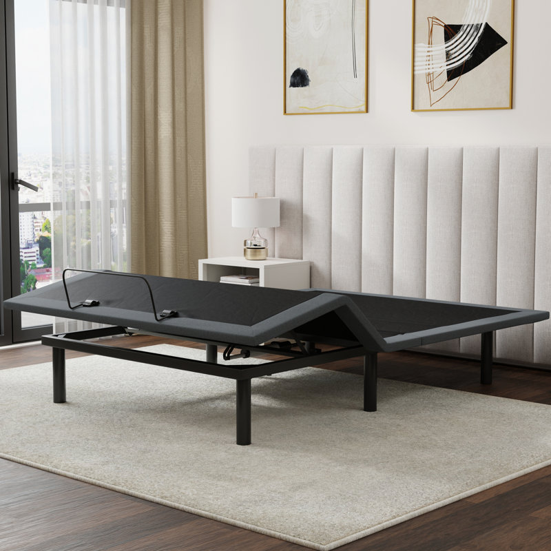 Adjustable Bed Base With Head And Foot Position Adjustments, King