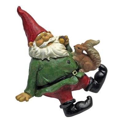 Gnome Statue Fantasy & Sci-Fi Weather Resistant UV Resistant Plastic Garden Statue