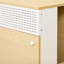 Enceinte de litière naturelle pour chat dans un design de mobilier moderne - 2 portes rabattables pratiques Intérieur spacieux pour garder la maison propre avec filtre en métal Ajout élégant de style noyer