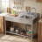 49" Stainless Steel Freestanding Utility Sink With Hot/cold Faucet, Drainboard, Laundry Sinks Perfect For Laundry, Kitchen, Garage, Courtyard