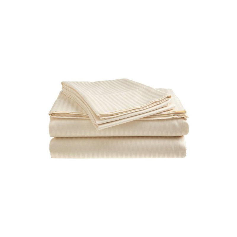Sateen Sheet Set, Beige
