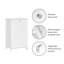 Ellsworth Wood Cabinet Laundry Hamper
