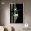 Art mural oiseau couronné azur II Shadowbox-115130098-115130097