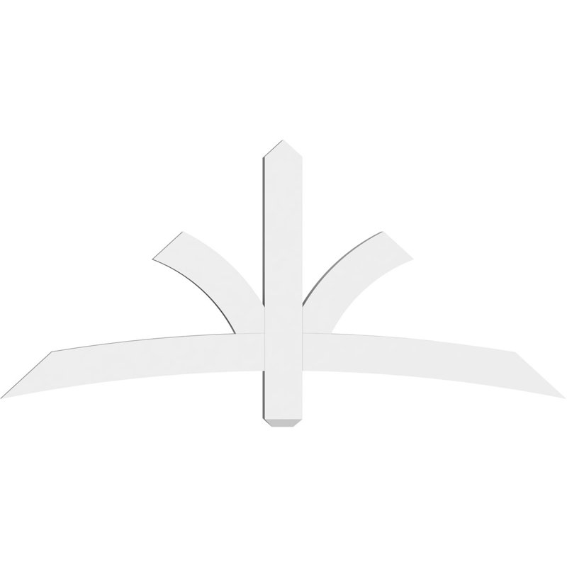 Support pour pignon Davenport, H 27,5 po x l 60 po (pas: 11/12), P 2 po x F 4 po, PVC