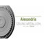 Médaillon de plafond H 19,625 po x l 19,625 po Alexandria-27785100