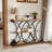 39" Narrow Industrial Console Table with 3-Tier Storage for Entryway, Living Room & Hallway-1670305738