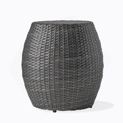 Outdoor Wicker 14.00" Patio Side Table