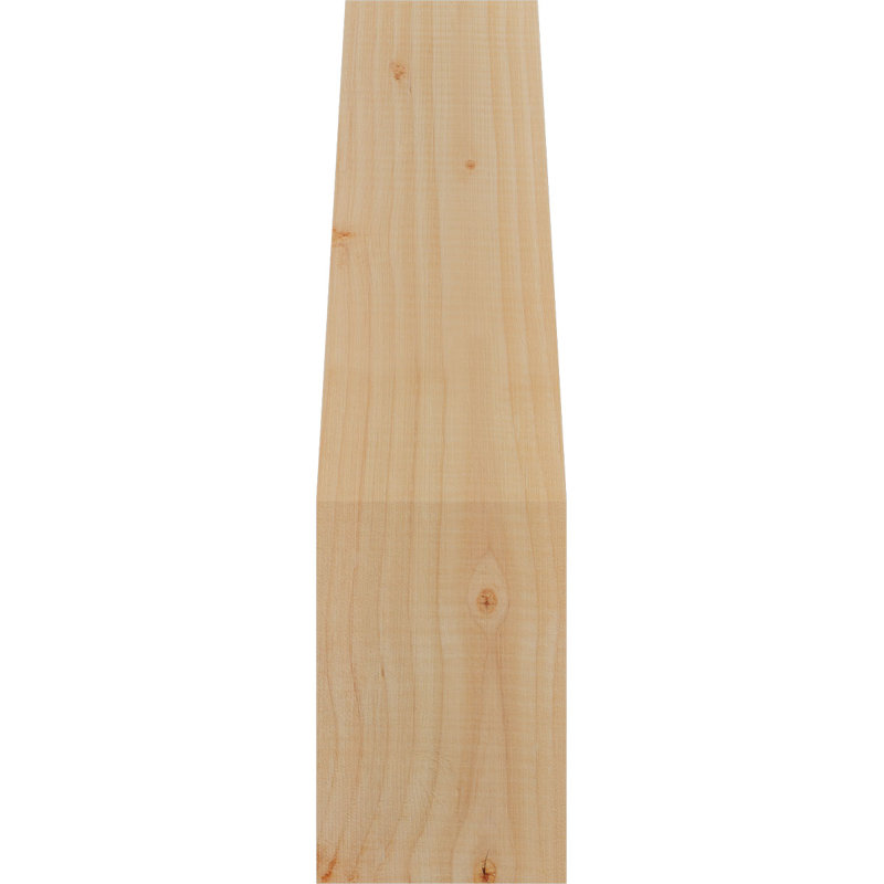 Genouillère Balboa, Sapin de Douglas, Lisse, H 22 po x l 5,5 po x P 10 po