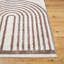 Dark Brown Modern Washable Rug, Geometric Anti-Slip Rug For Living Room, Dining Room, Bedroom, Kitchen-1942867331