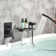 1 Handle Wall Waterfall Faucet with Diverter
