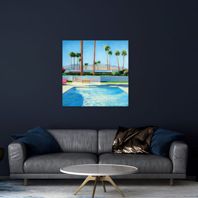 Palm Springs Pool - impression sans cadre