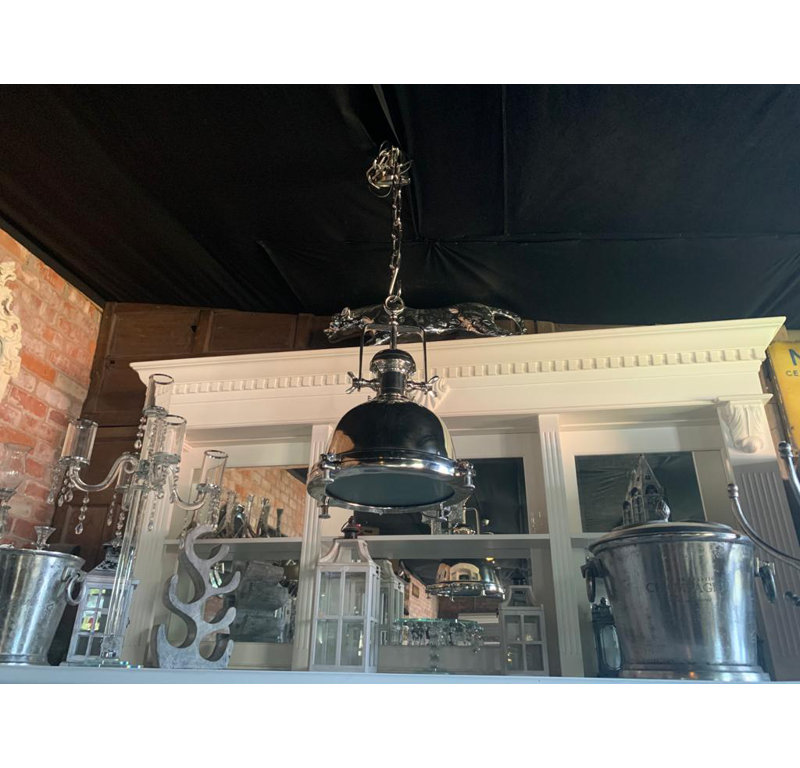 Overlock 1 - Light Silver Dome Pendant