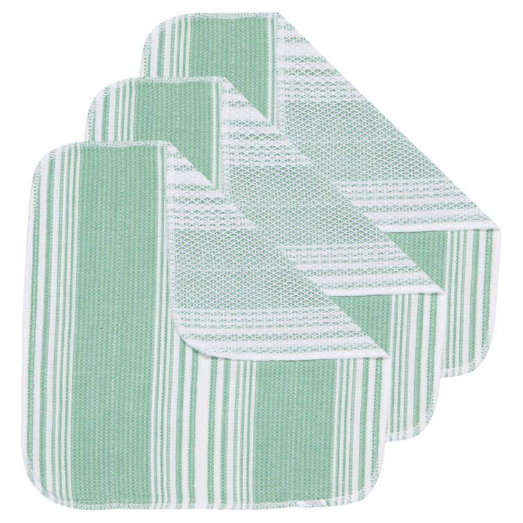 Scrubber Dish Cloth (Set of 6) Gracie Oaks Color: White/Blue