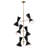 Phix 12 - Light Steel Dimmable Tiered Chandelier-1823437113