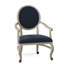 Oakland Upholstered King Louis Back Arm Chair-540448559-540503789