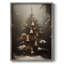 «Christmas Holiday Art», série 2-CLV, reproduction encadrée - bois massif-549849455