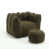 Chenille vert olive sélectionné