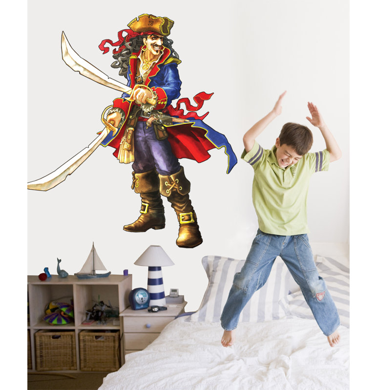 Adhésif décoratif pirate, H 24 po x l 22 po