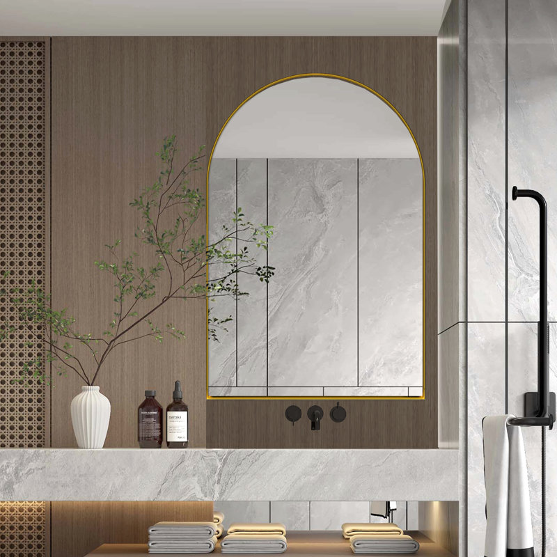 Armoire à pharmacie encastrée 24 po x 36 po, armoire murale avec cadre en métal avec miroir et tablettes réglables, miroir mural avec rangement pour salle de bain