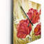 Horloge murale «Blossoming Poppies in Wheat Fields II»-1093233693