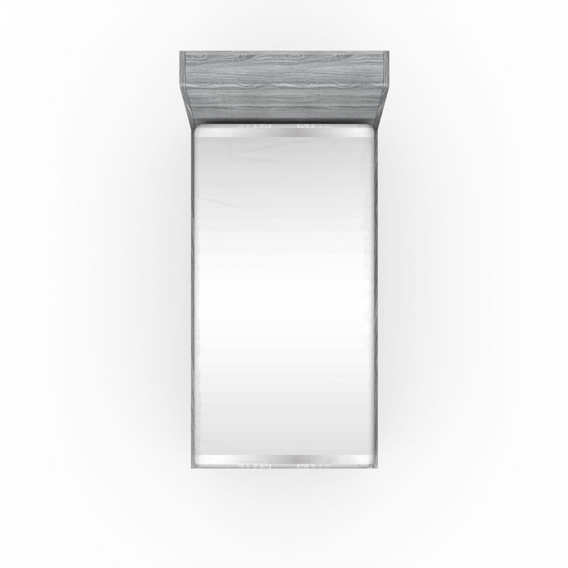 Drap-housse orange Ambesonne, Drap-housse pour lit simple TG, Gris pâle / gris damassé
