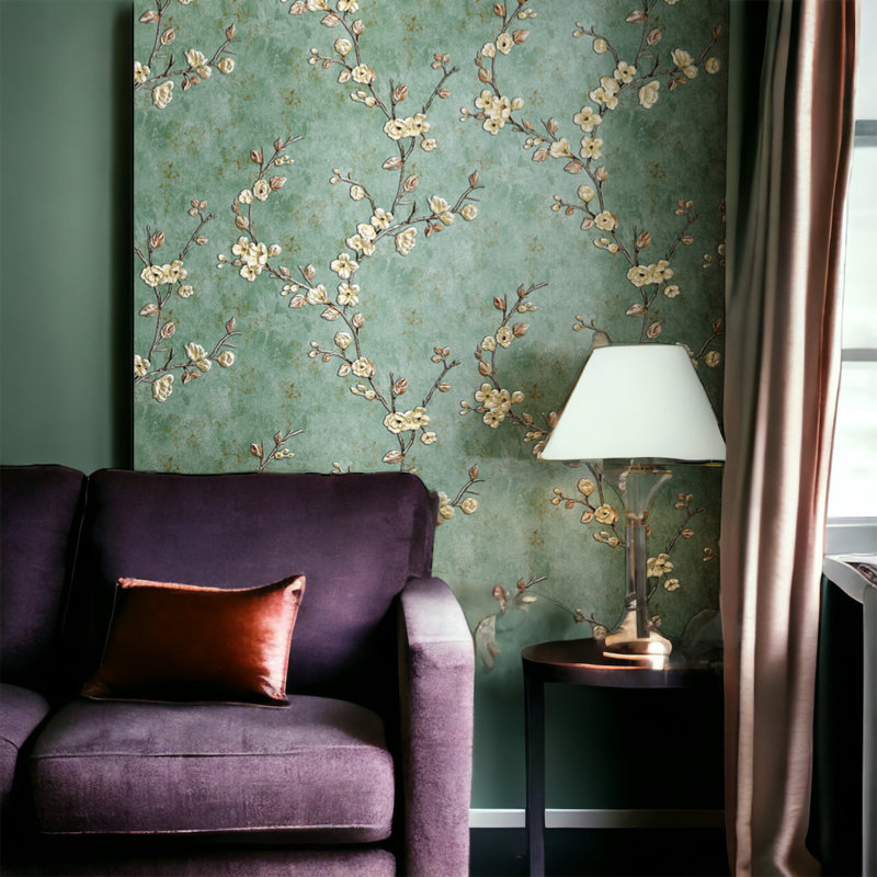 Winston Porter Kristiine Peel and Stick Wallpaper Removable Bathroom ...