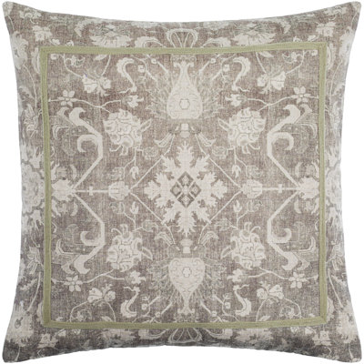 Dyess Damask Accent Throw Pillow Cover