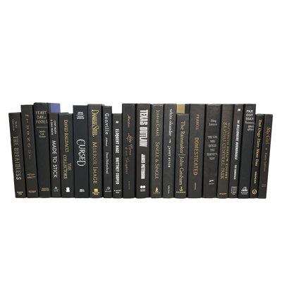 Decorative Books  Onyx Books  Black Books by the Foot