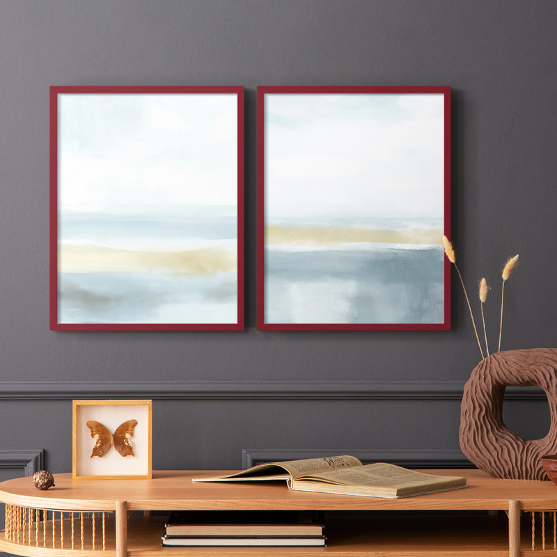 ABSTRACT Series DCCCLV III - Reproduction encadrée de qualité supérieure - prêt à être accroché - aucun clou requis - aucun clou requis