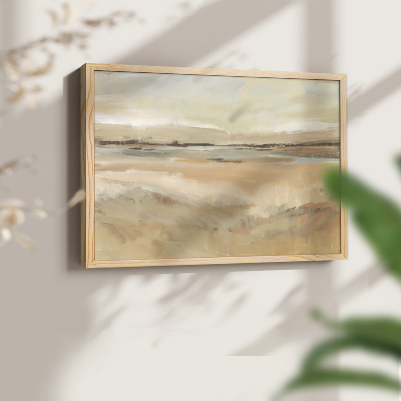 «Earth Tone Landscape II», reproduction encadrée, Naturel, H 11 po x l 14 po
